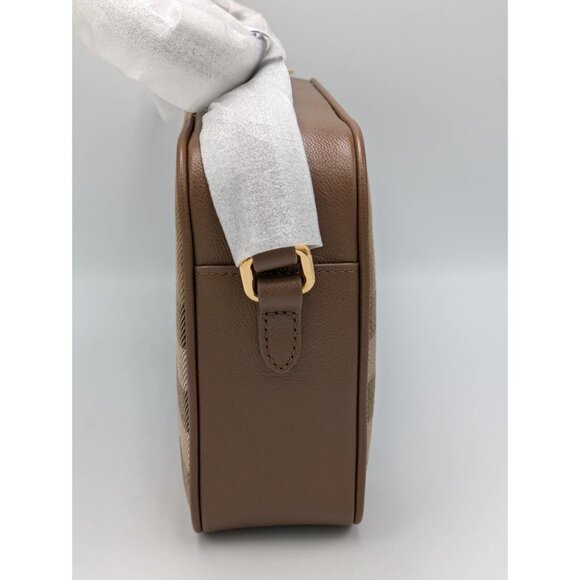 Burberry Vintage Check Large Camera Shoulder Bag Earth 8084495 - Picture 3 of 14